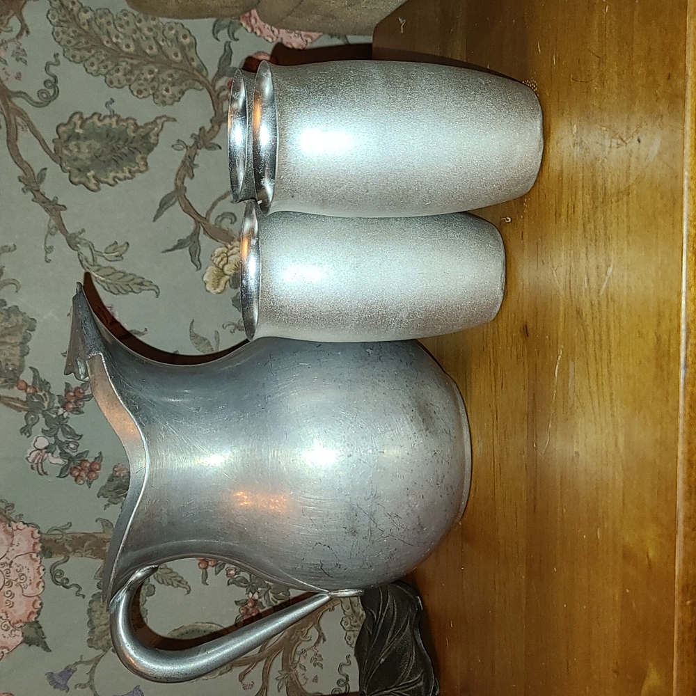 Mirro aluminum pitcher set